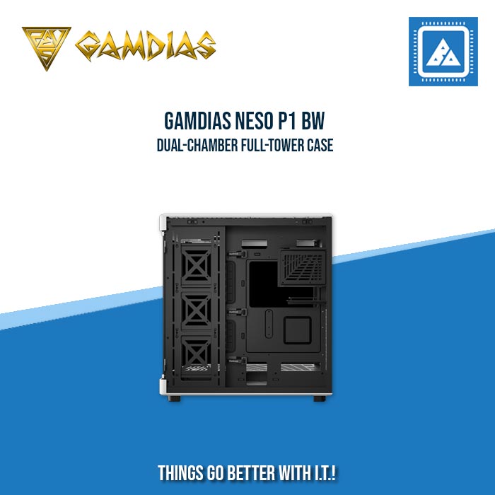 GAMDIAS NESO P1 BW DUAL-CHAMBER FULL-TOWER CASE GAMDIAS NESO P1 BW DUAL-CHAMBER FULL-TOWER CASE